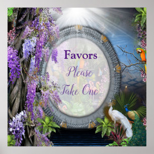 Wisteria & Grote vogels, Dreamweaver Themes Poster