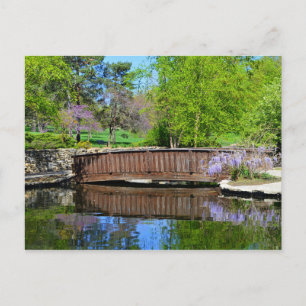 Wisteria in Bloom in het Loose Park in Kansas City Briefkaart