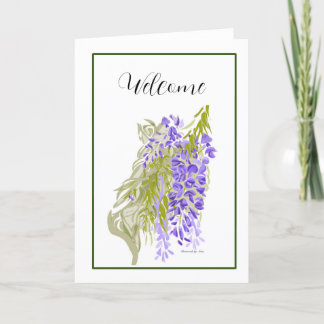 Wisteria-kaart Bedankkaart