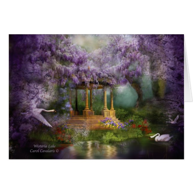 Wisteria Lake ArtCard (Voorkant Horizontaal)