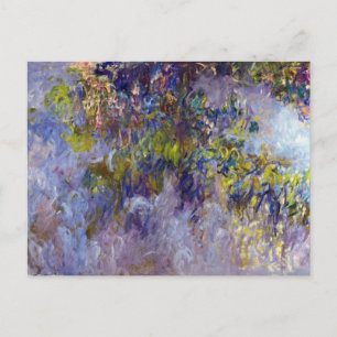 Wisteria (linkerhelft) van Claude Monet Briefkaart