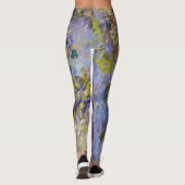 Wisteria (linkerhelft) van Claude Monet Leggings (Achterkant)