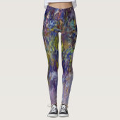 Wisteria (linkerhelft) van Claude Monet Leggings (Voorkant)