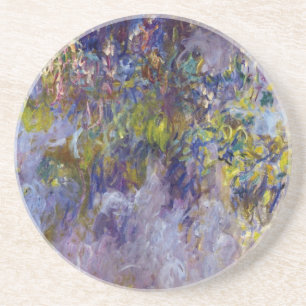 Wisteria (linkerhelft) van Claude Monet Zandsteen Onderzetter