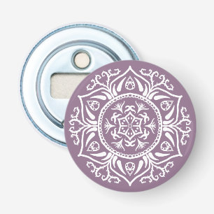 Wisteria Mandala Button Flesopener