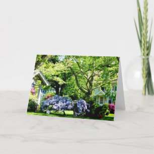 Wisteria op Gazon Kaart