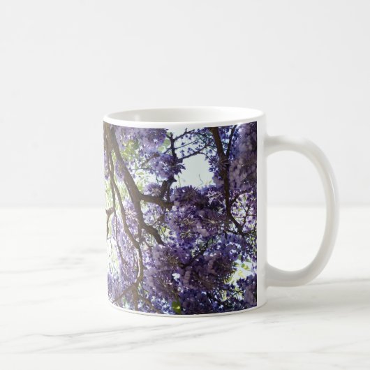 Wisteria Paars Flower Florence Mok Cup (Rechts)