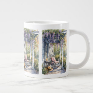 Wisteria Porch schommelstoel scene Extra Grote Beker