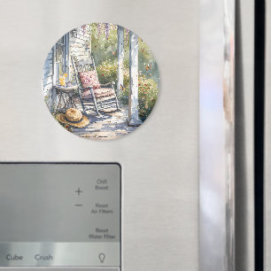 Wisteria Porch schommelstoel scene Magneet