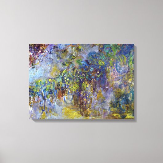 Wisteria (rechterhelft) van Claude Monet Canvas Afdruk (Voorkant)