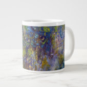 Wisteria (rechterhelft) van Claude Monet Extra Grote Mok (Voorkant rechts)