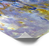 Wisteria (rechterhelft) van Claude Monet Poster (Hoek)