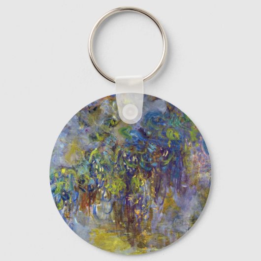 Wisteria (rechterhelft) van Claude Monet Sleutelhanger (Voorkant)