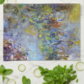 Wisteria (rechterhelft) van Claude Monet Theedoek (Gevouwen)