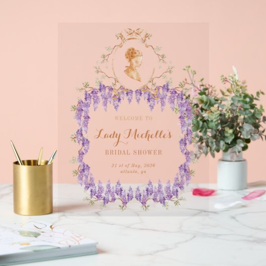 Wisteria Regal Fleurie Baby Shower  (Mariage)