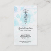 *~* Wisteria Rozen en pad van Nirvana Flowers Visitekaartje (Achterkant)