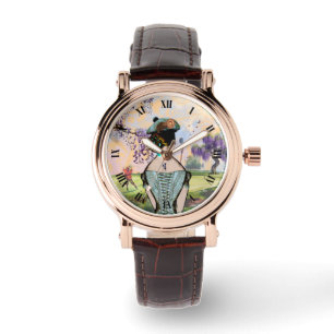 Wisteria Theetijd Rose Goud Horloge