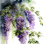 Wisteria Wafting in de Zonlicht Decoupage Tissuepapier