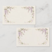 Wisteria Wedding Invitation (Devant / Derrière)