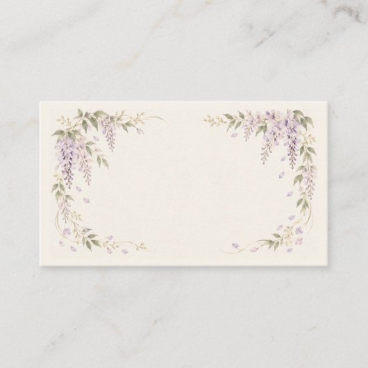 Wisteria Wedding Invitation (Devant)