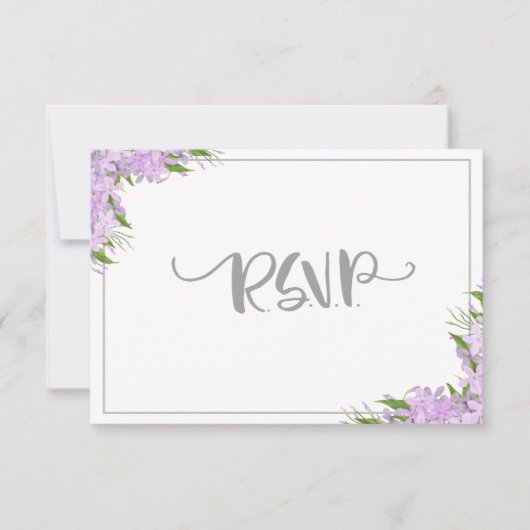 Wisteria Wedding RSVP (Devant)