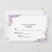 Wisteria Wedding RSVP (Dos)