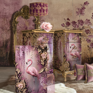 Wisteria Wonder Flamingo Ethische Bloem Tissuepapier