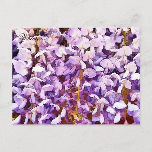 WISTERIAALSTROMEN BRIEFKAART (Voorkant)
