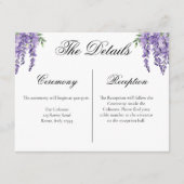 Wisteriaprieel Details Kaart (Voorkant)