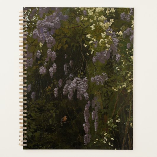 Wisterias en fleur - Composition florale (Devant)