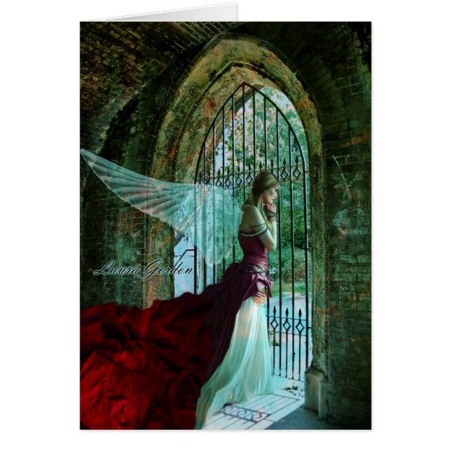 Wistful Angel-kaart (Voorkant)