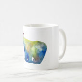 Wit 325 ml Classic Wit Mok Santa Beer (Voorkant rechts)