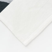 Wit 4 Fotogalerij en Monogram Fleece Deken (Hoek)
