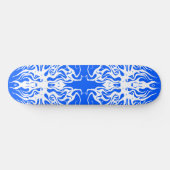 Wit Abstract Gebroken Hart Stamoud Design Skateboard (Horizontaal)