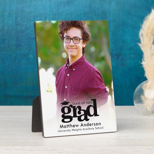 Wit Afstuderen Foto Zwart Typografie Minimalist Fotoplaat