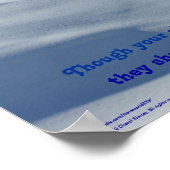 Wit als sneeuwPoster Poster (Hoek)