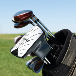 Wit Art Deco Design Golfheadcover