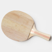 wit ashout tafeltennisbatje (Zijkant)