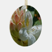 Wit Azalea Flower Ornament (Rechts)