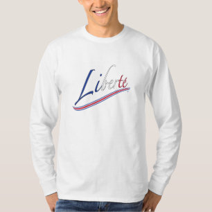 Wit basic T-shirt met lange mouwen
