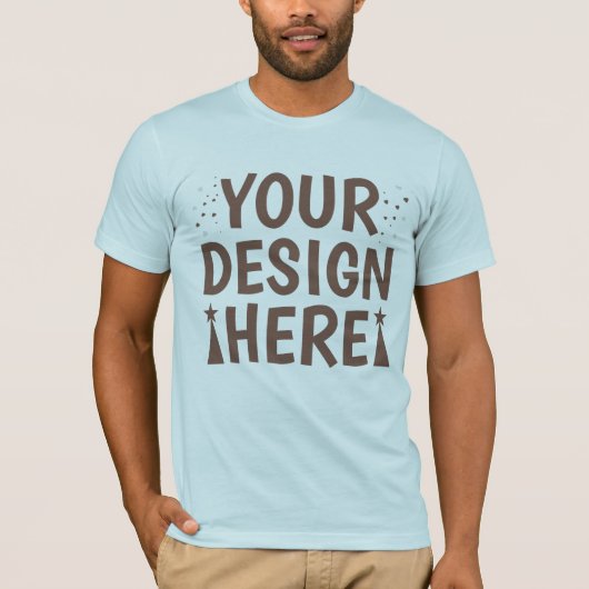 Wit Bella Canvas. Vrouw Tshirt Mockup (Voorkant)