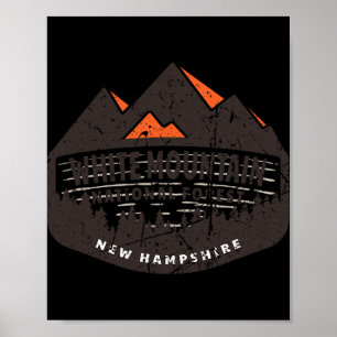 Wit Berg Nationaal Bos New Hampshire Verenigde Sta Poster
