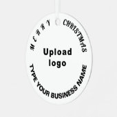 Wit-beursversiering voor kerstmis metalen ornament (Voorkant links)