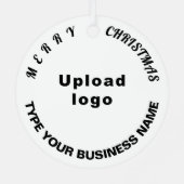 Wit-beursversiering voor kerstmis metalen ornament (Achterkant)