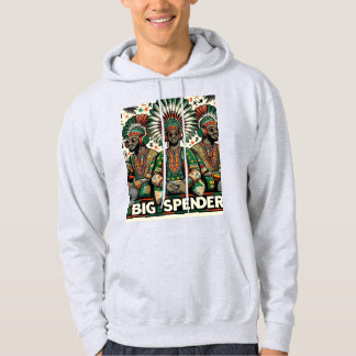 Wit 'Big Spender' Hoodie Collectie voor Heren!