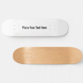 Wit blanco aanpassen skateboard (Horizontaal)