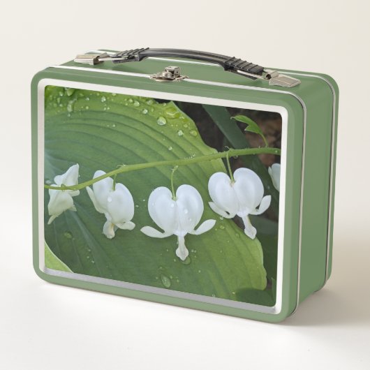 Wit Bloedend Hart Bloemig (Voorkant)