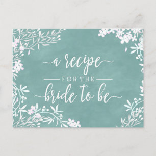 Wit Bloemen elke kleur bruid bruiloft recept Kaart