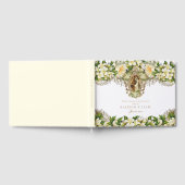  Wit Bloemen Katholiek Bruiloft Gastenboek (Volledig)