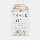 Wit Boeket | Bruidsmeisje | Dank Je Cadeaulabel (Voorkant)